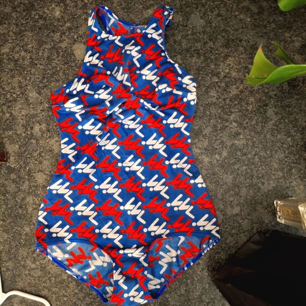 Ribbolastic Belgrad TM Skin-Suit Rare Vintage 1970's One Piece Swimsuit 8 10
